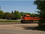 BNSF 8776 the Rear of the Train